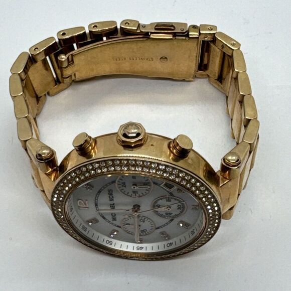 Michael Kors Parker MK5491 Women Rose Gold Analog Dial Quartz Wrist Watch JNA623 main image 4